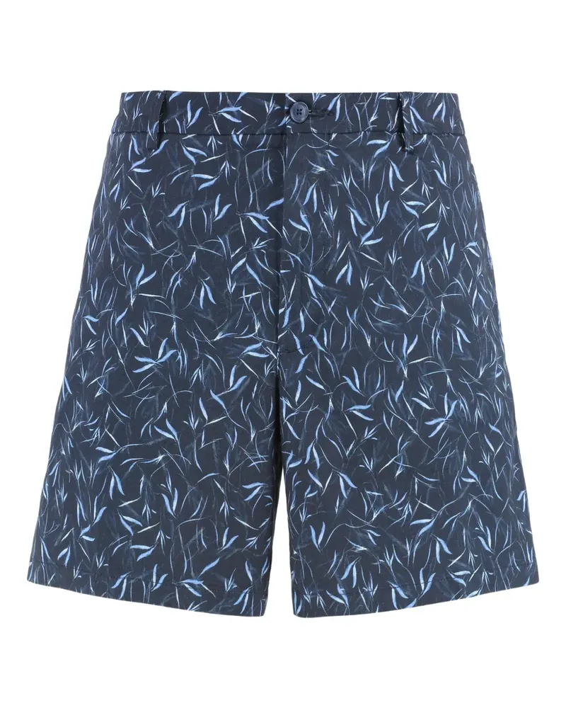 HUGO BOSS Bermudas mit Blumen-Print - Blau Blau