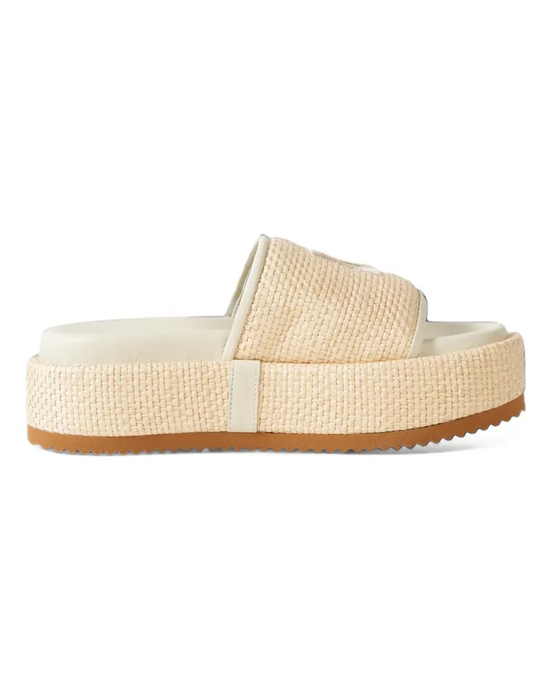 Bogner Gewebte Sorrento Plateau-Sandalen - Nude Nude