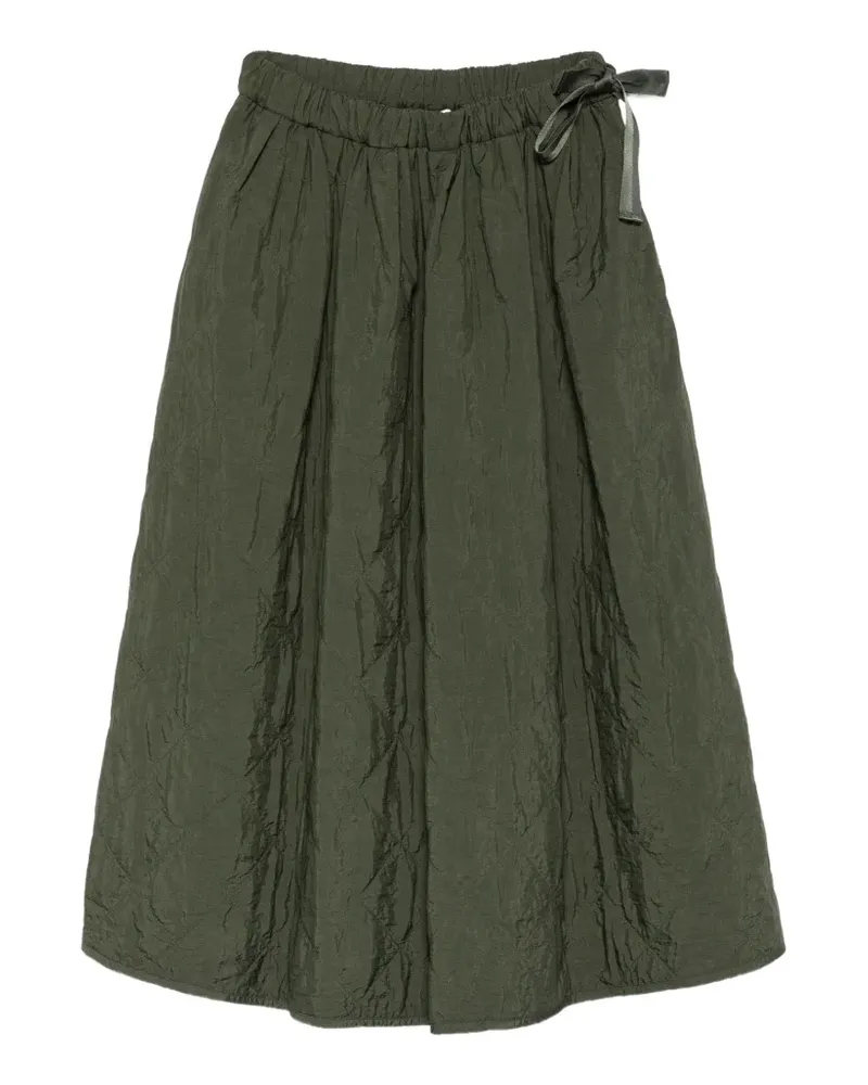 Max Mara crinkled-effect maxi skirt - Grün Grün