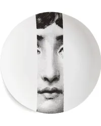 Fornasetti Tema e Variazioni N.33 Wandteller Weiß