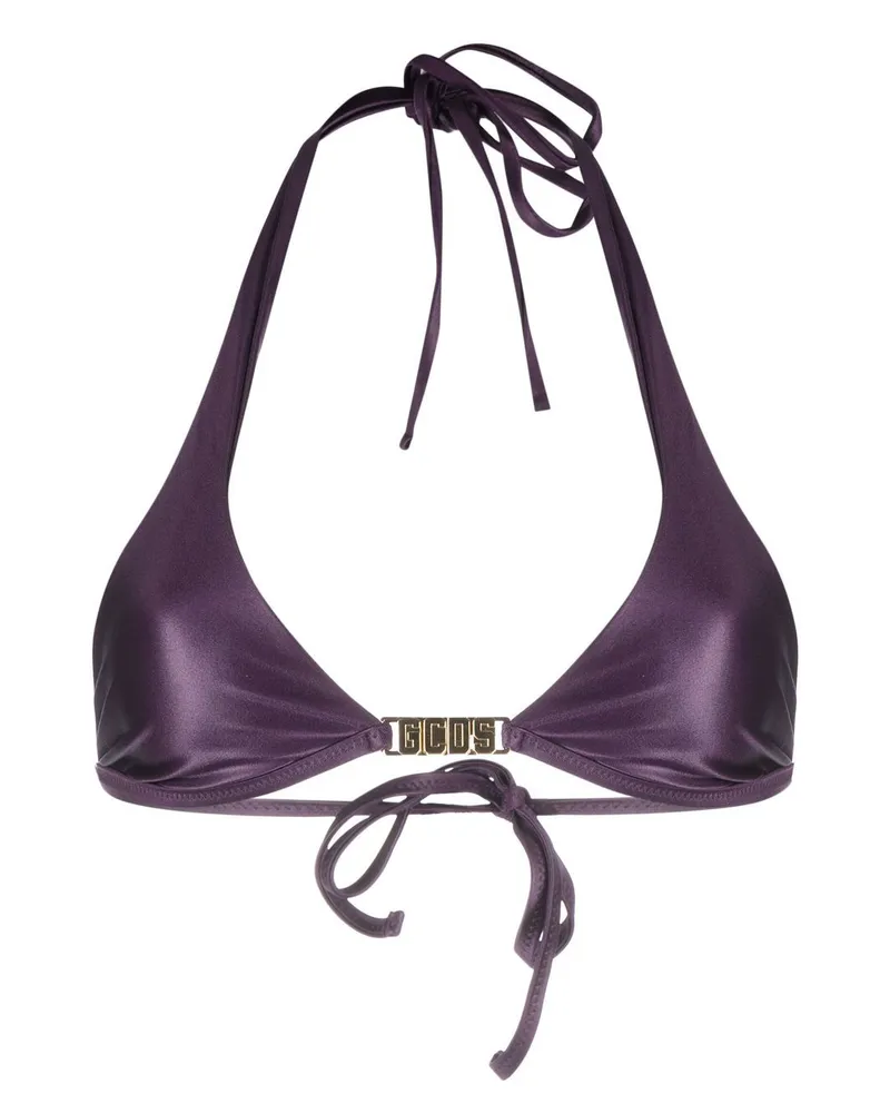 GCDS Neckholder-Bikini Violett