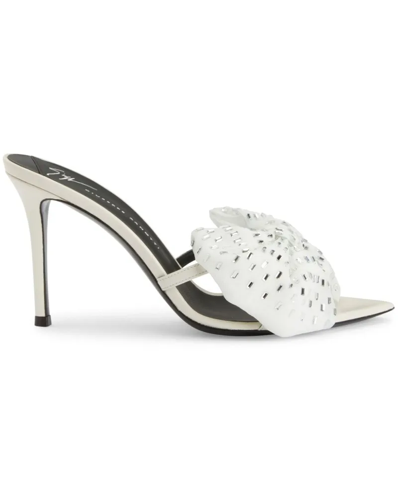 Giuseppe Zanotti Intriigo Alexandrine Sandalen 90mm - Weiß Weiß