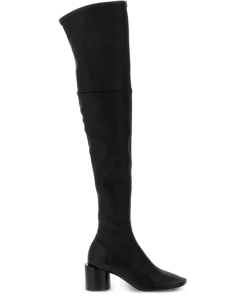 Jil Sander Stiefel aus Leder 60mm - Schwarz Schwarz