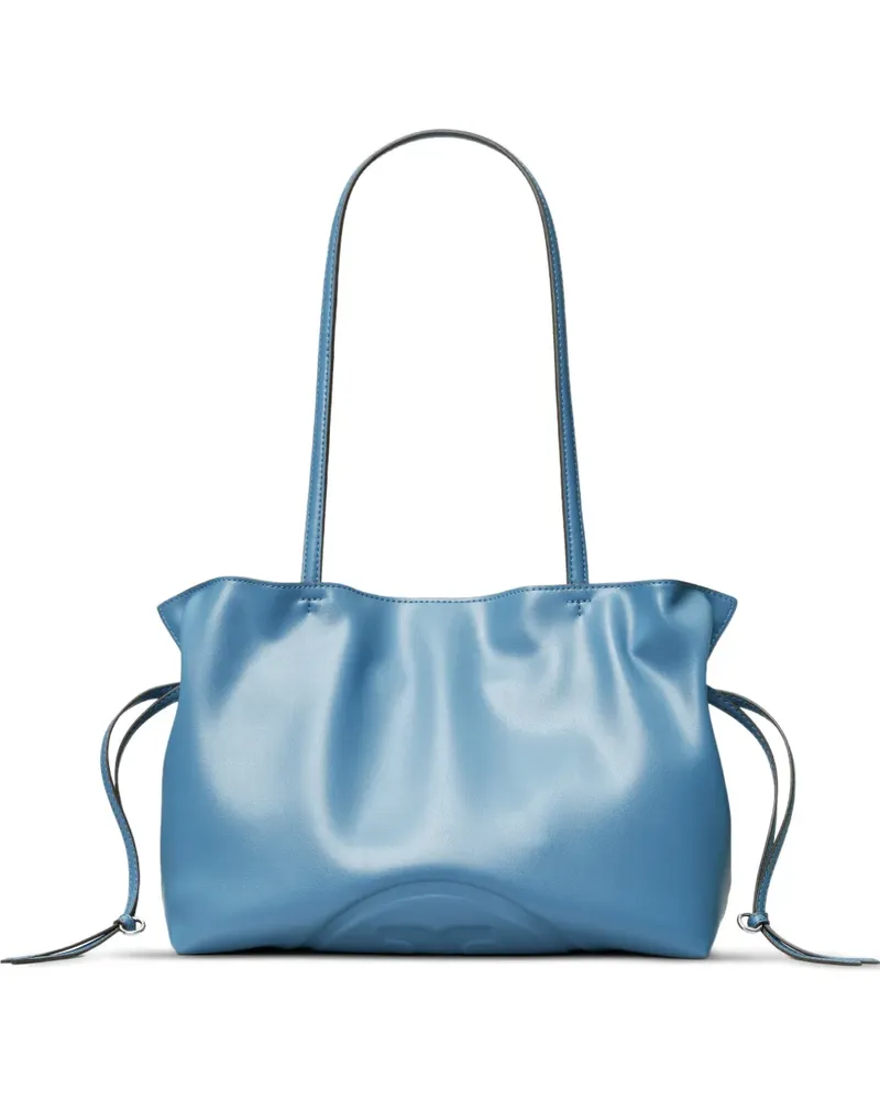 Tory Burch Kleiner Ella Natuura™ Tote Bag mit Kordelzug - Blau Blau