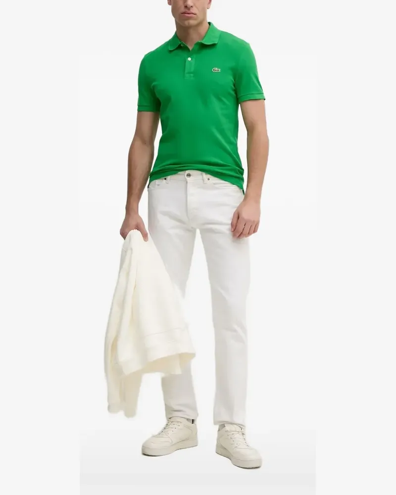 Lacoste Poloshirt mit Logo-Patch - Grün Grün