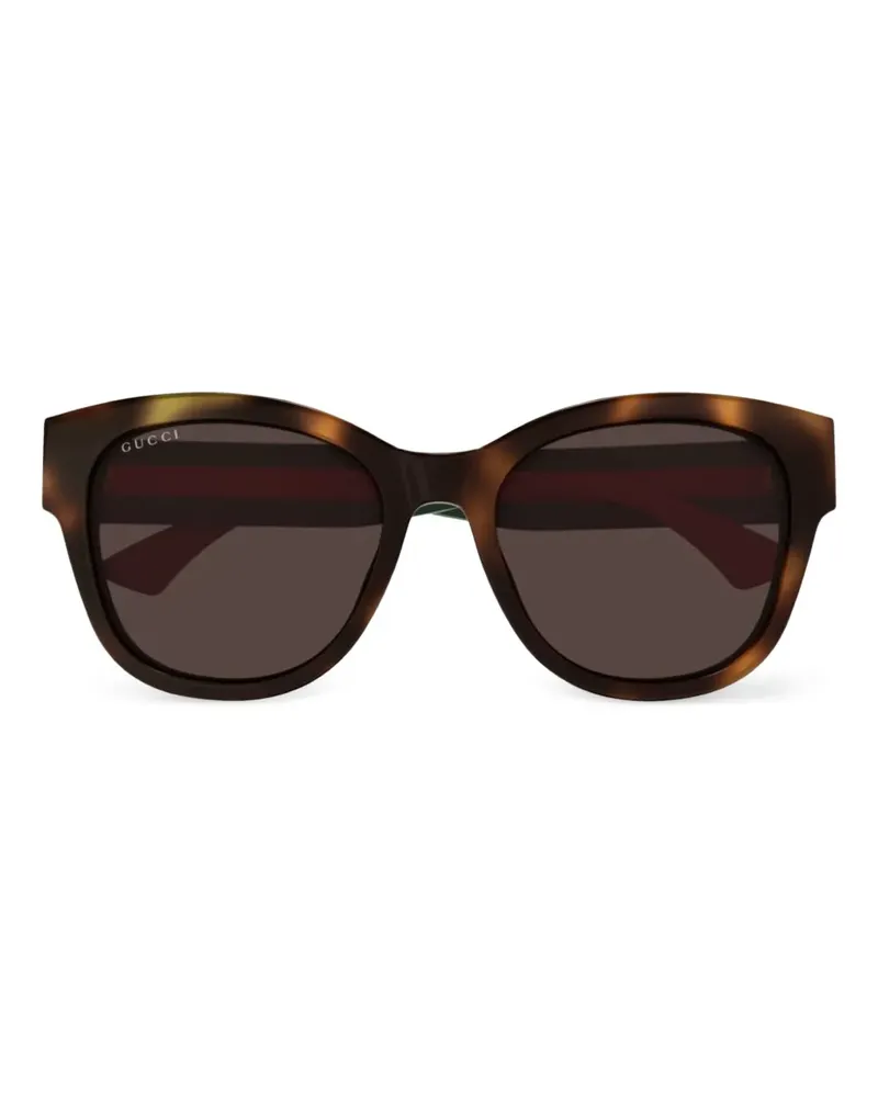 Gucci Sonnenbrille mit Cat-Eye-Gestell - Braun Braun