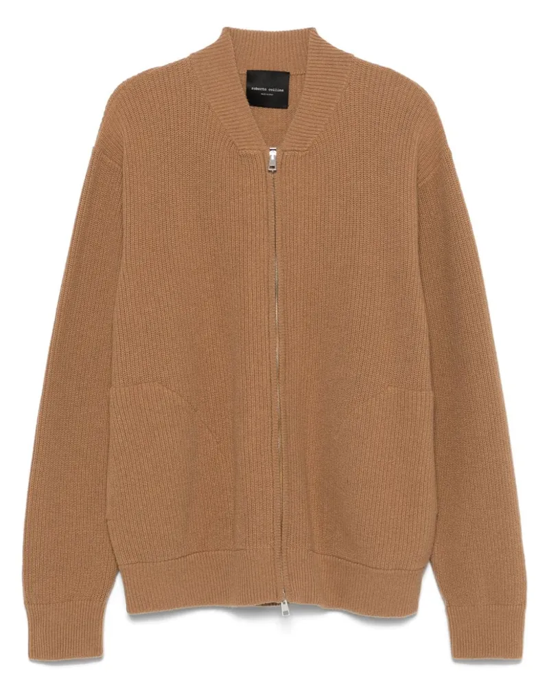 Roberto Collina Cardigan aus Merinowolle - Braun Braun