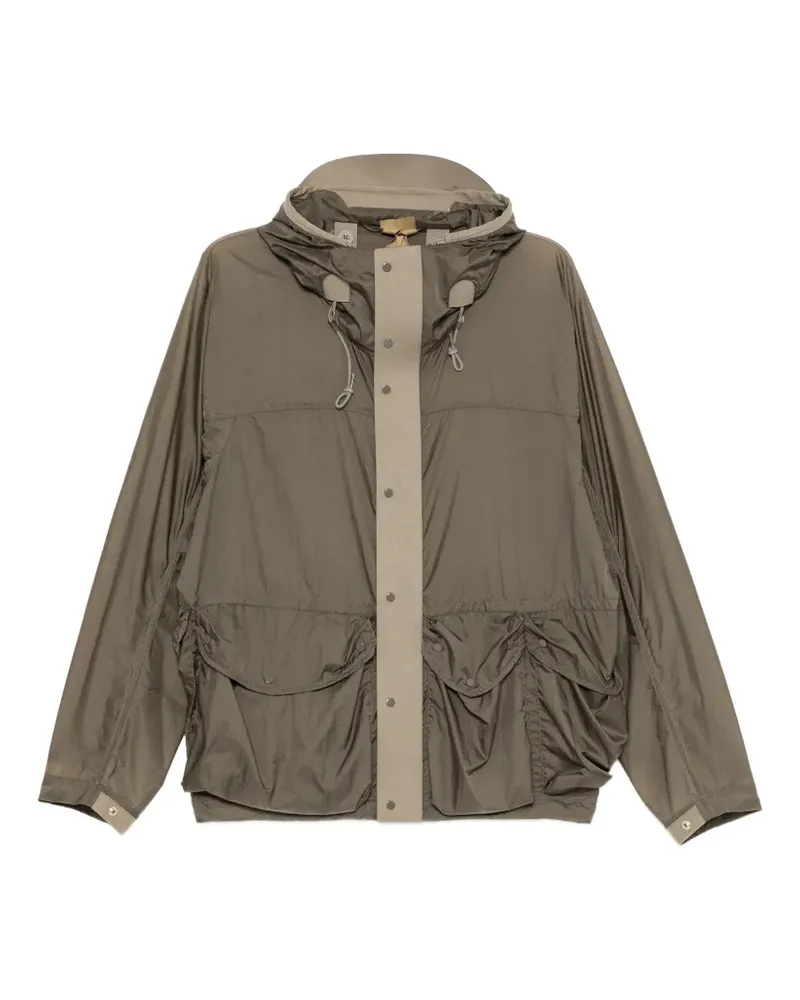 Ten c Kapuzenjacke mit Einsätzen - Grün Grün