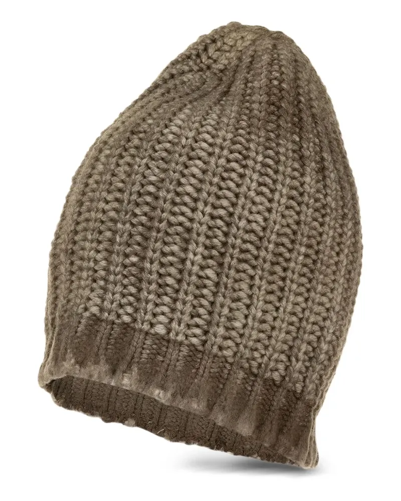 Avant Toi Gestrickte Beanie - Nude Nude