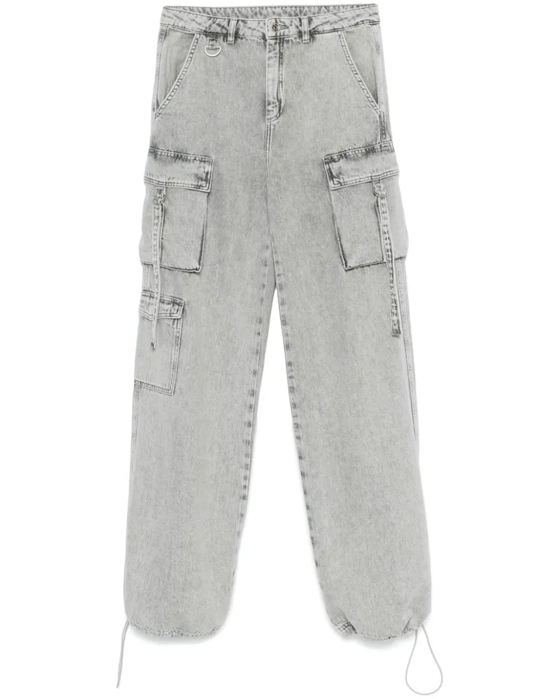 Patrizia Pepe Jeans mit Cargotaschen - Grau Grau