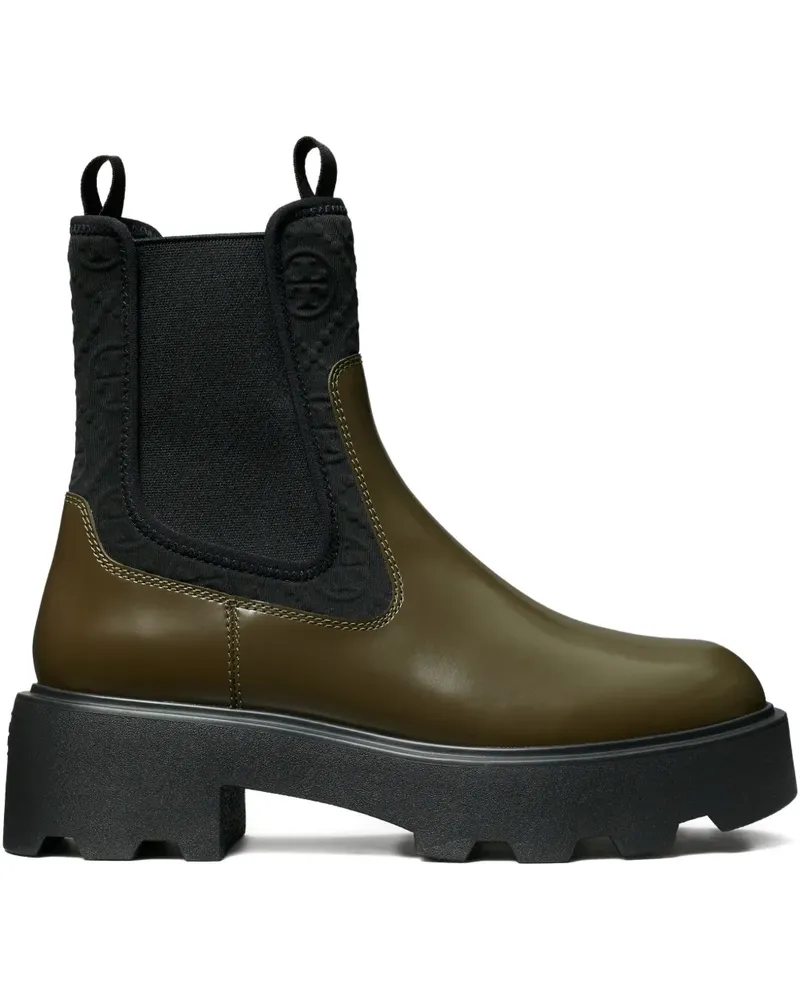 Tory Burch Chelsea-Boots mit T-Monogramm 65mm - Grün Grün
