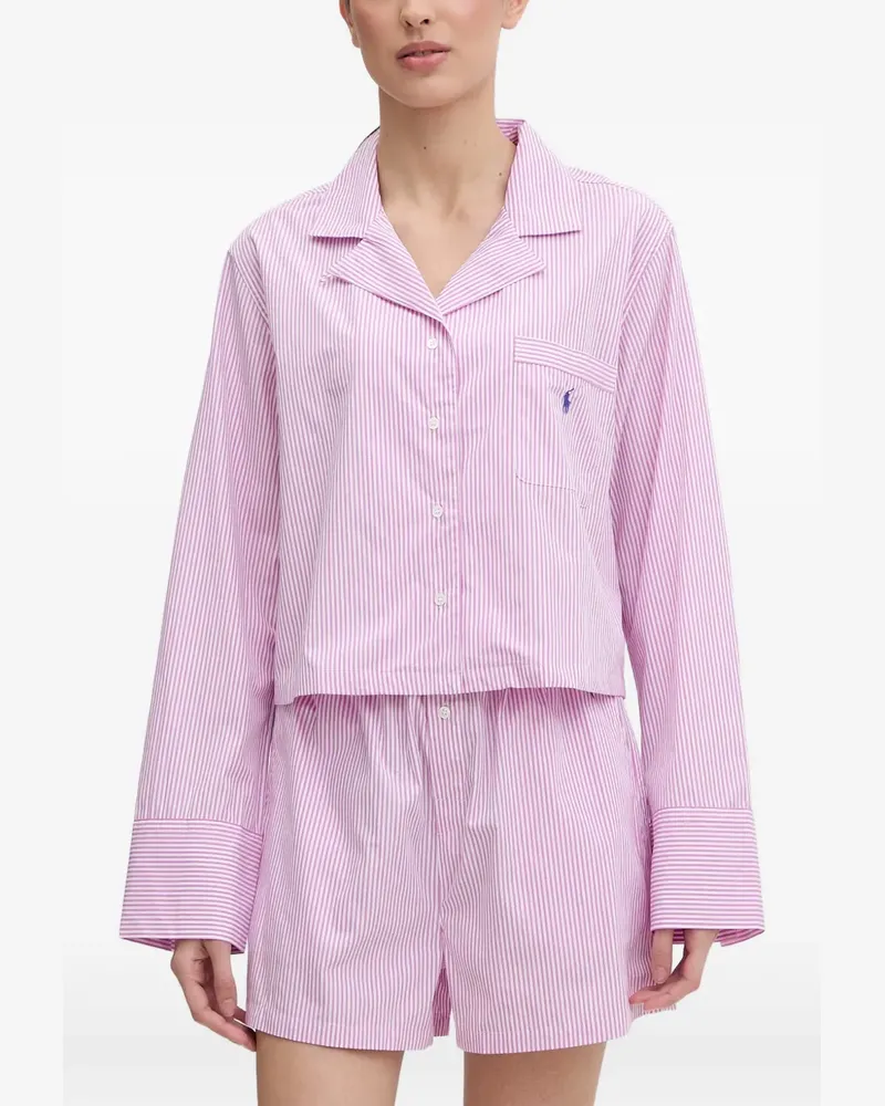 Ralph Lauren striped cotton pajama set - Rosa Rosa