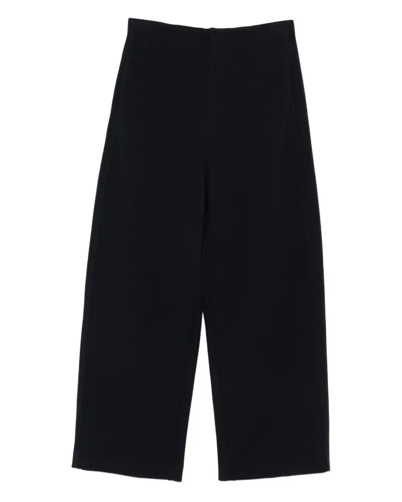 Max Mara Cropped-Hose mit hohem Bund - Schwarz Schwarz