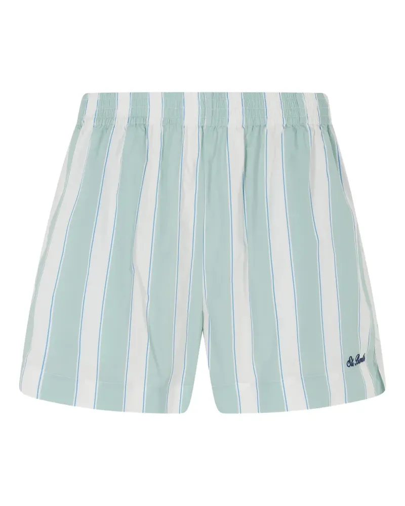 MC2 Saint Barth Meave stripe-print shorts - Grün Grün
