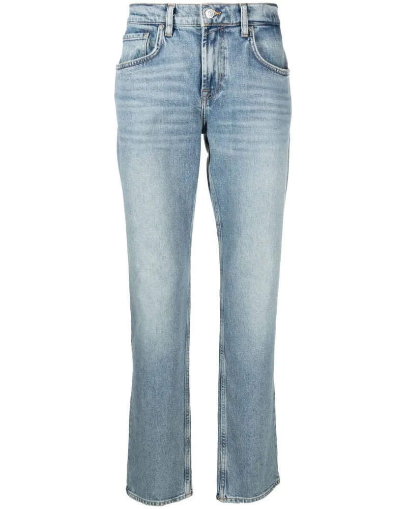 7 for all mankind The Straight Waterfall Jeans Blau