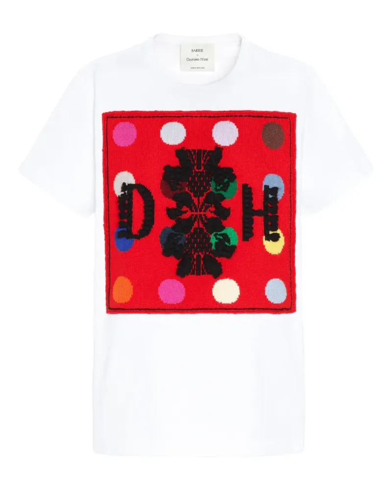 Barrie x Damien Hirst The Spots T-Shirt mit Logo - Weiß Weiß