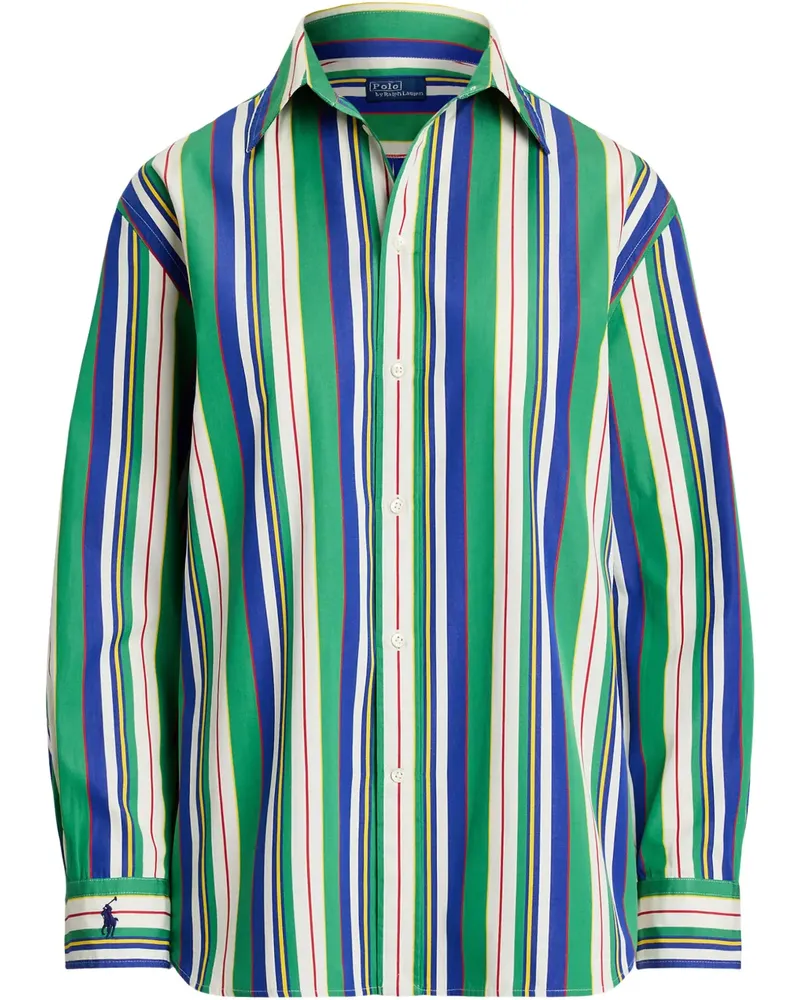 Ralph Lauren Gestreiftes Hemd - Grün Grün