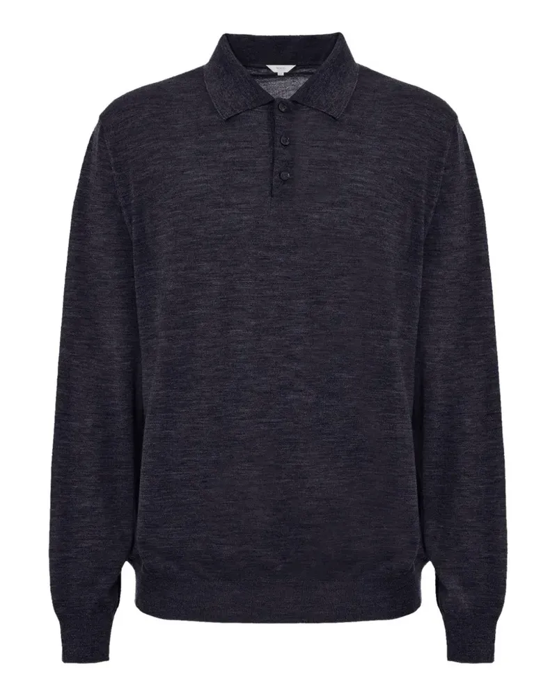 Malo button polo shirt - Blau Blau