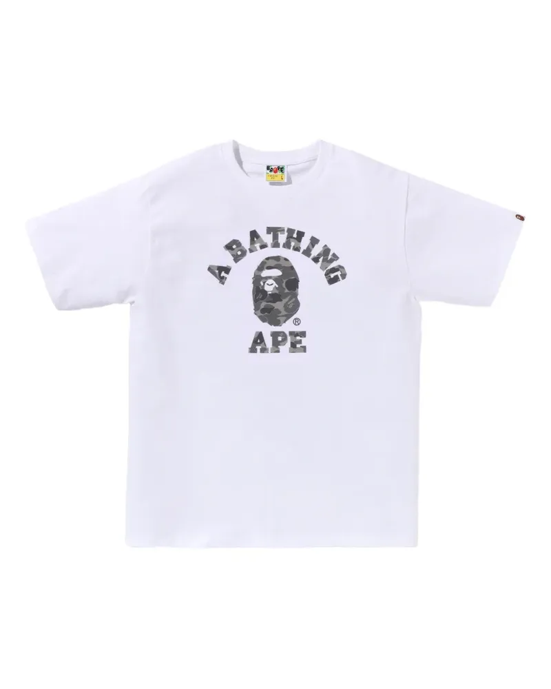 BAPE College Ape Head T-shirt - Weiß Weiß