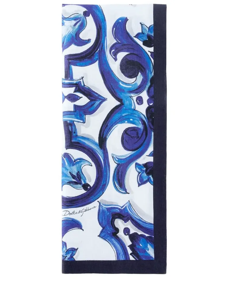 Dolce & Gabbana Servietten aus Leinen (2er-Set) - Blau Blau