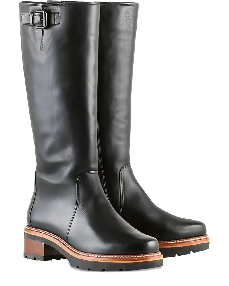 Högl Skope Stiefel mit Schnalle - Schwarz Schwarz