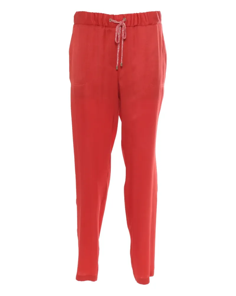 Lorena Antoniazzi Hose mit elastischem Bund - Rot Rot