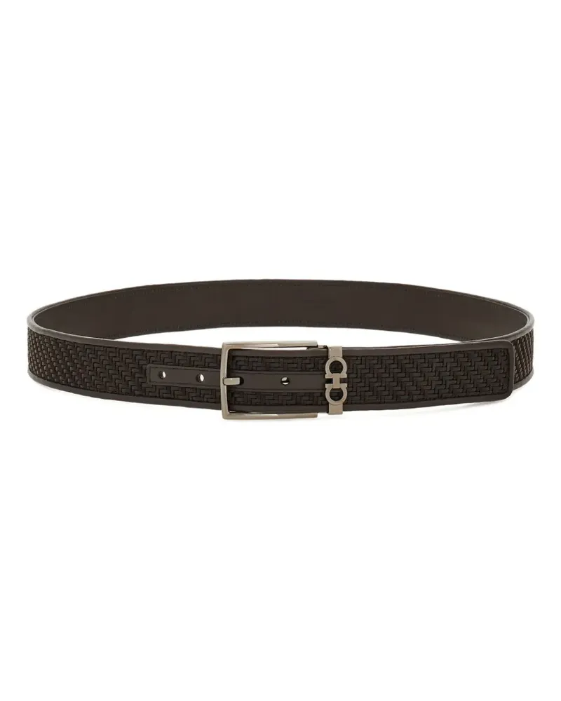 Ferragamo Gewebter Gürtel - Braun Braun