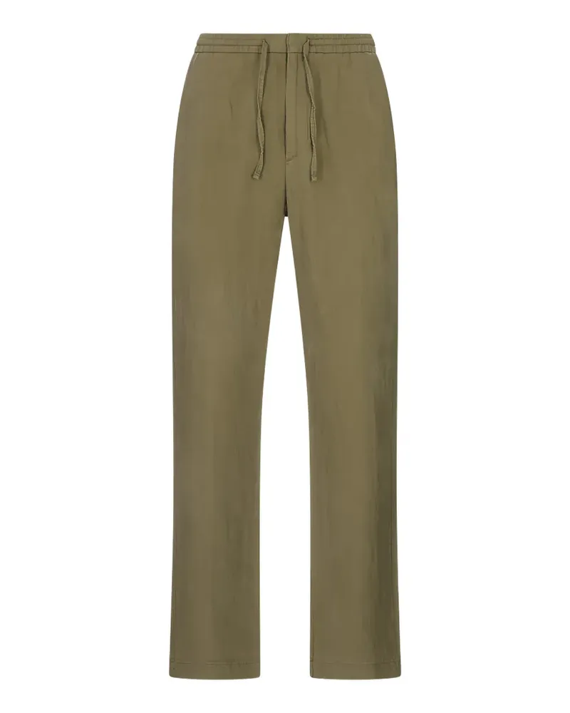 Canali Straight-Leg-Hose mit Kordelzug - Grün Grün