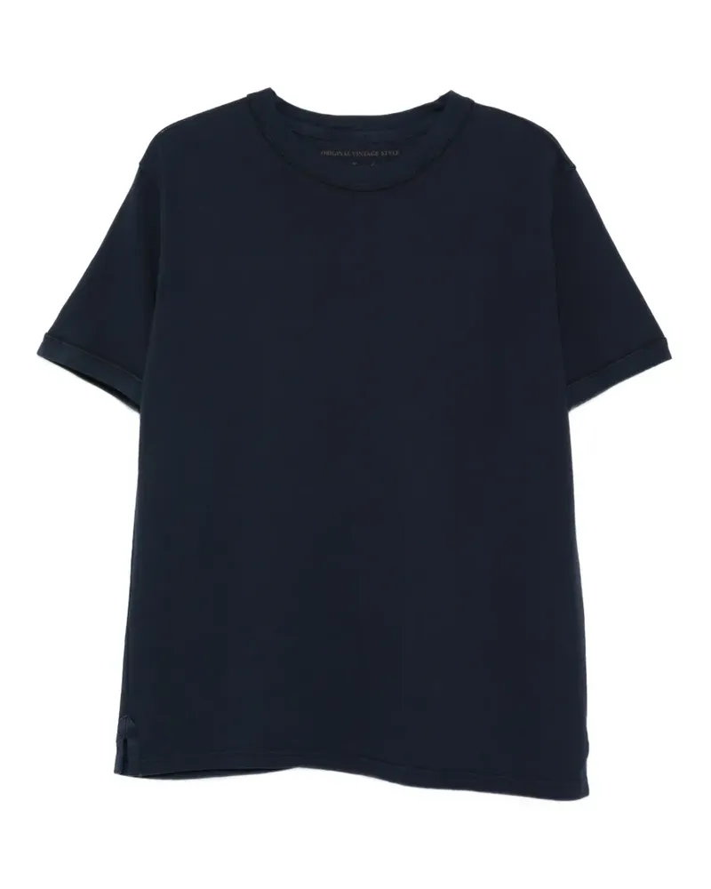 Original Vintage Style Cleve crew-neck T-shirt - Blau Blau