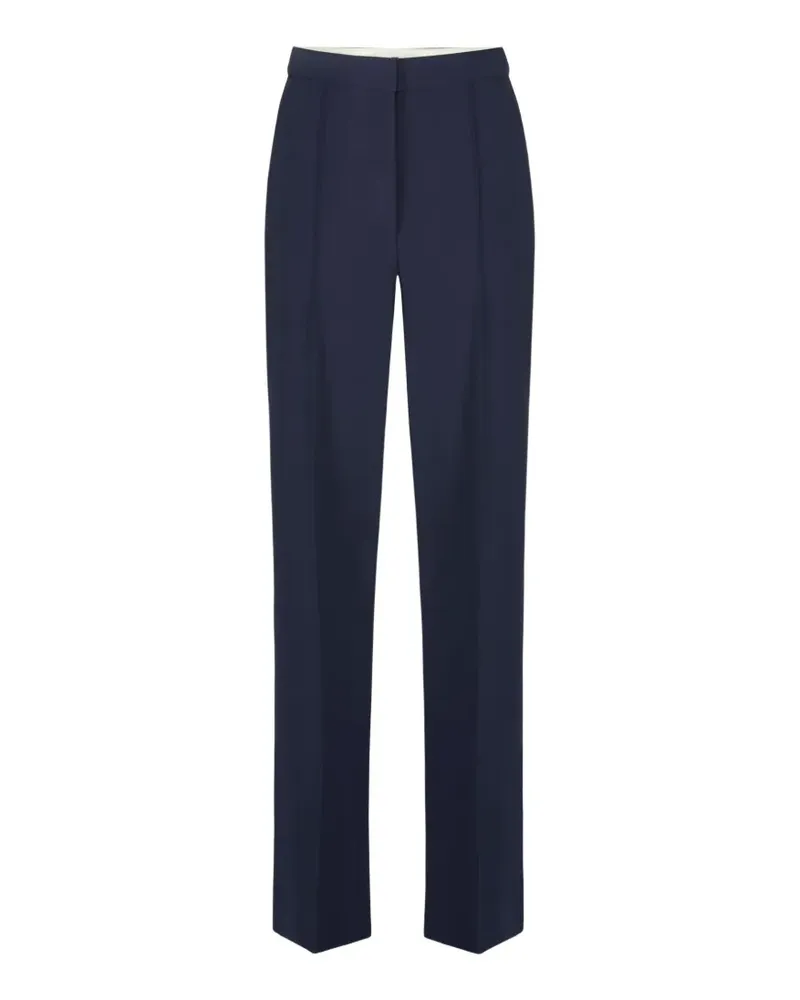 Elisabetta Franchi Leichte Hose aus Kreppstoff - Blau Blau