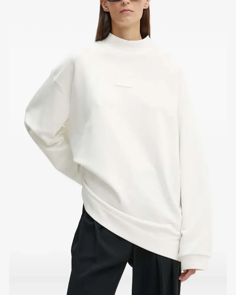 Iceberg Sweatshirt mit Logo-Patch - Weiß Weiß