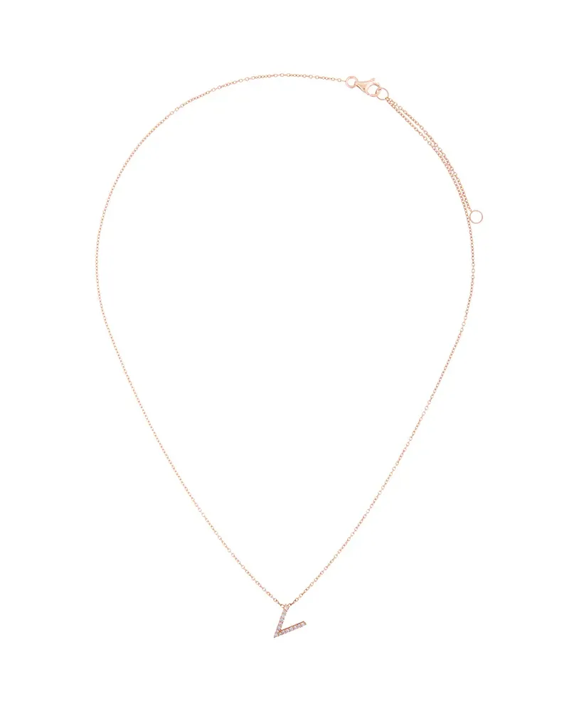 Alinka 18kt ' ID' Rotgoldhalskette - Metallic Metallic