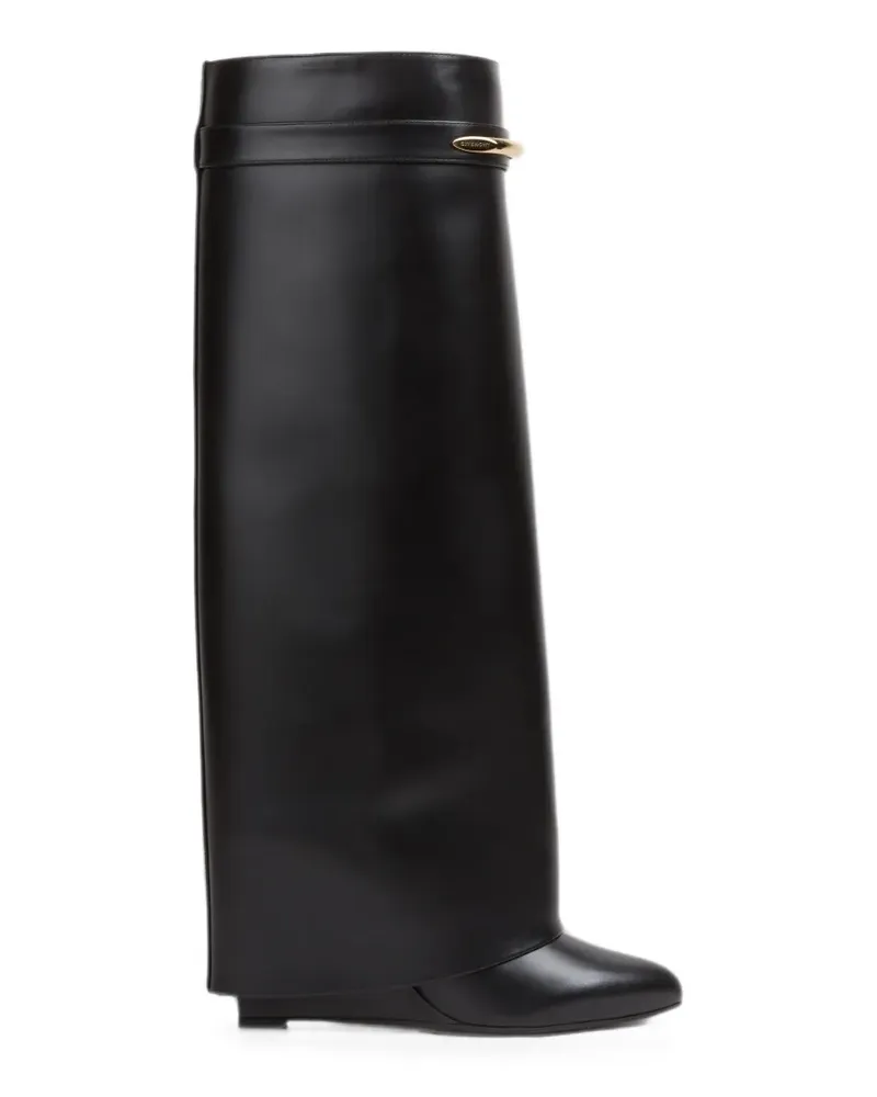 Givenchy Shark Lock calf leather boots - Schwarz Schwarz