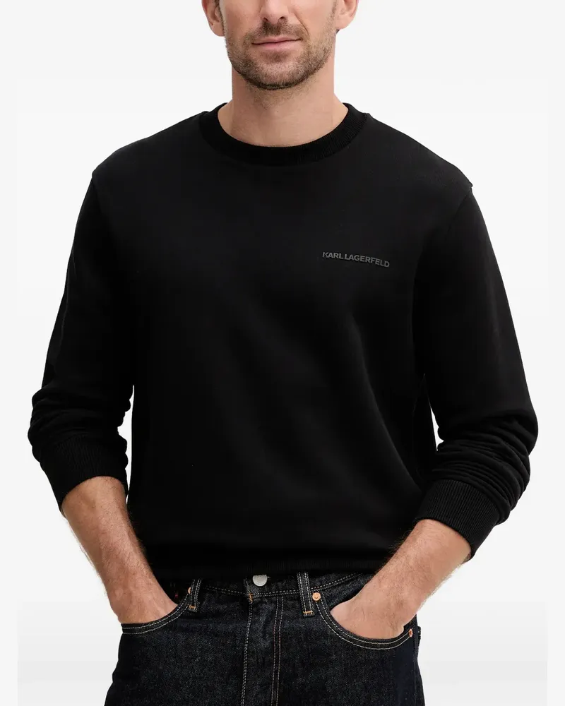 Karl Lagerfeld Sweatshirt mit Logo-Print - Schwarz Schwarz