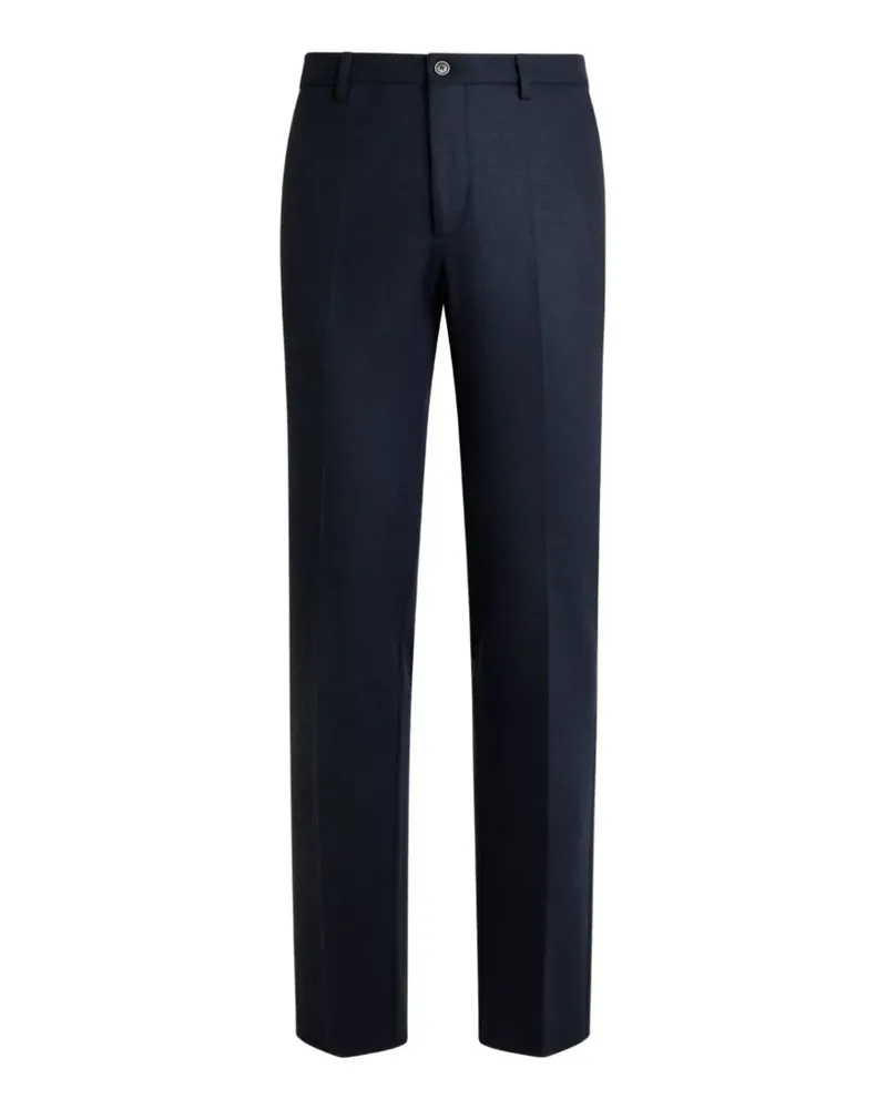 Etro plain-coloured knit trousers - Blau Blau