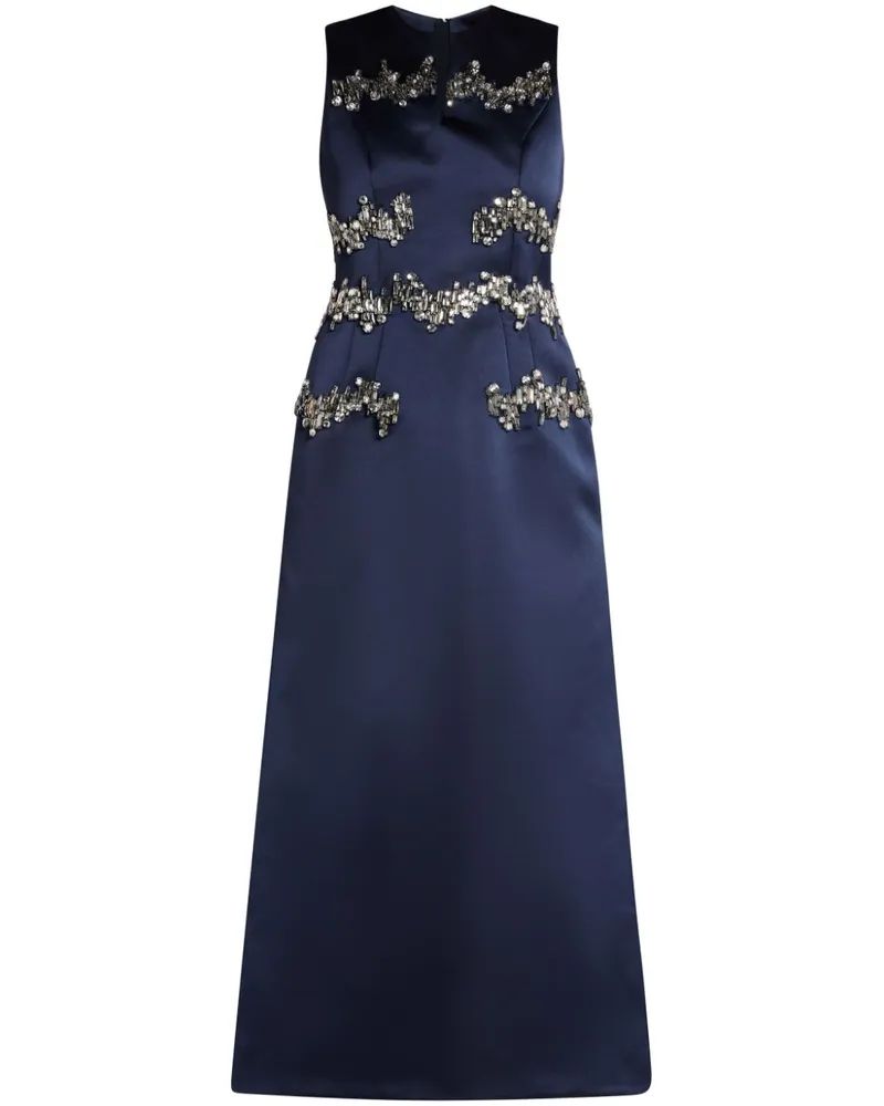Dice Kayek Kleid mit Strass - Blau Blau