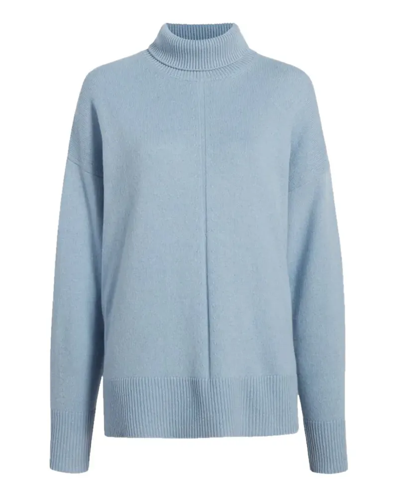 Another Tomorrow seam-detail cashmere turtleneck sweater - Blau Blau