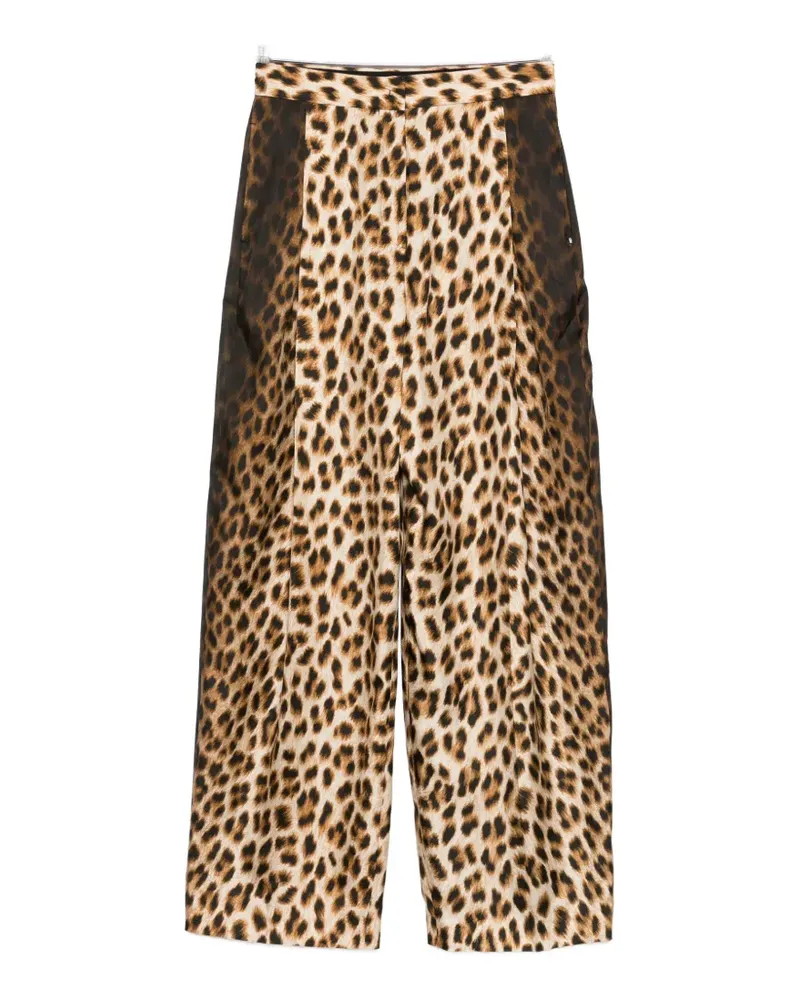SPORTMAX Spxoblo animal-print trousers - Nude Nude