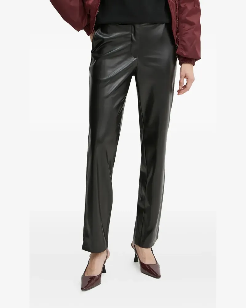 Guess Hose mit geradem Bein - Schwarz Schwarz