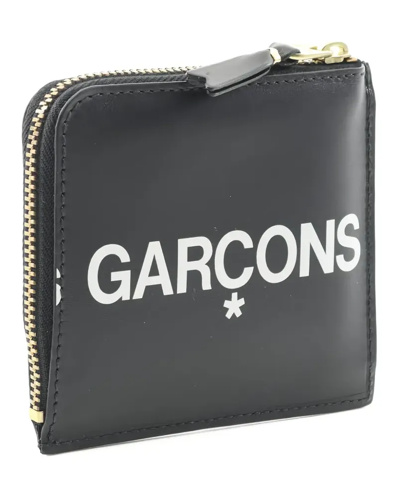 Comme des Garçons logo-print coin purse - Schwarz Schwarz