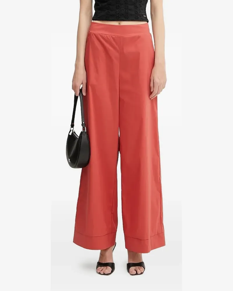 Liu Jo Verzierte Hose mit weitem Bein - Rot Rot