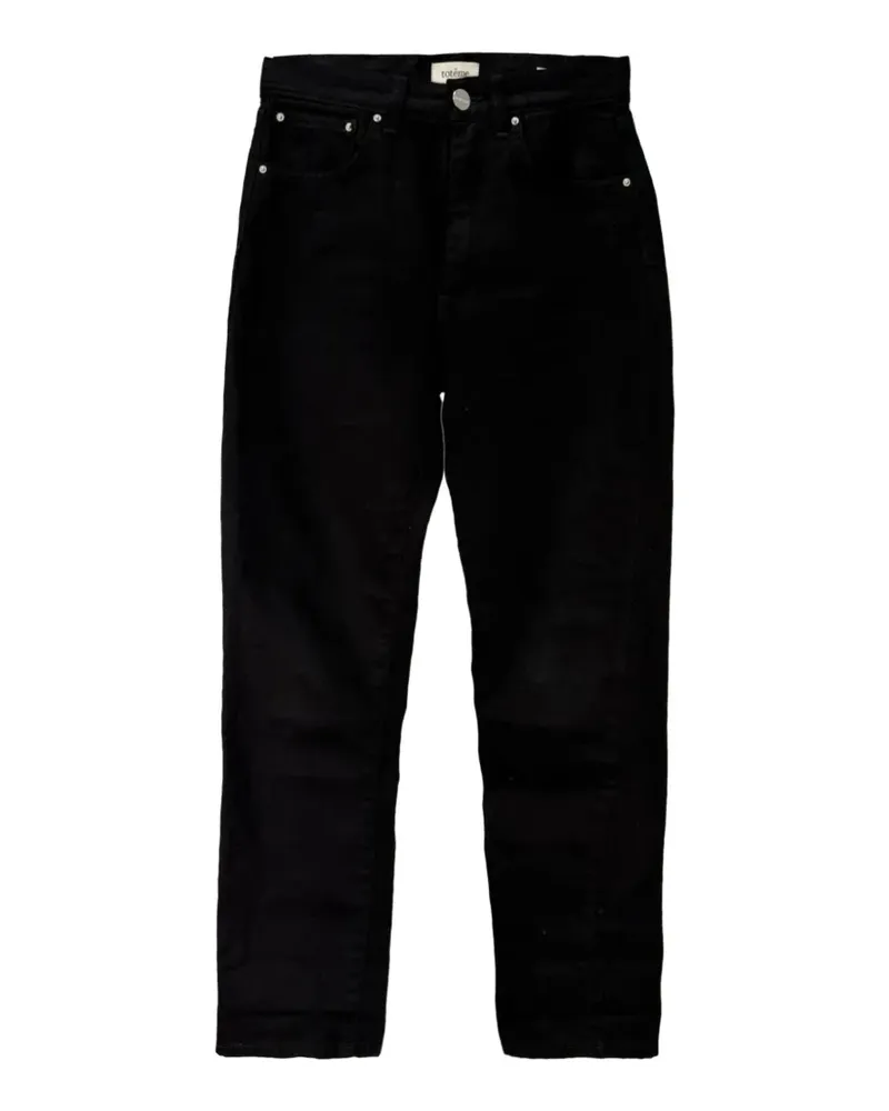 Totême 2020s Garderob Straight-Leg-Jeans - Schwarz Schwarz