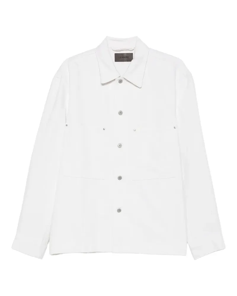 Christophe Lemaire button-up jacket - Weiß Weiß