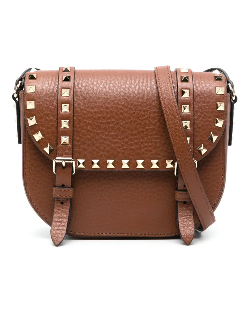 Valentino Garavani Rockstud Satchel-Tasche - Braun Braun