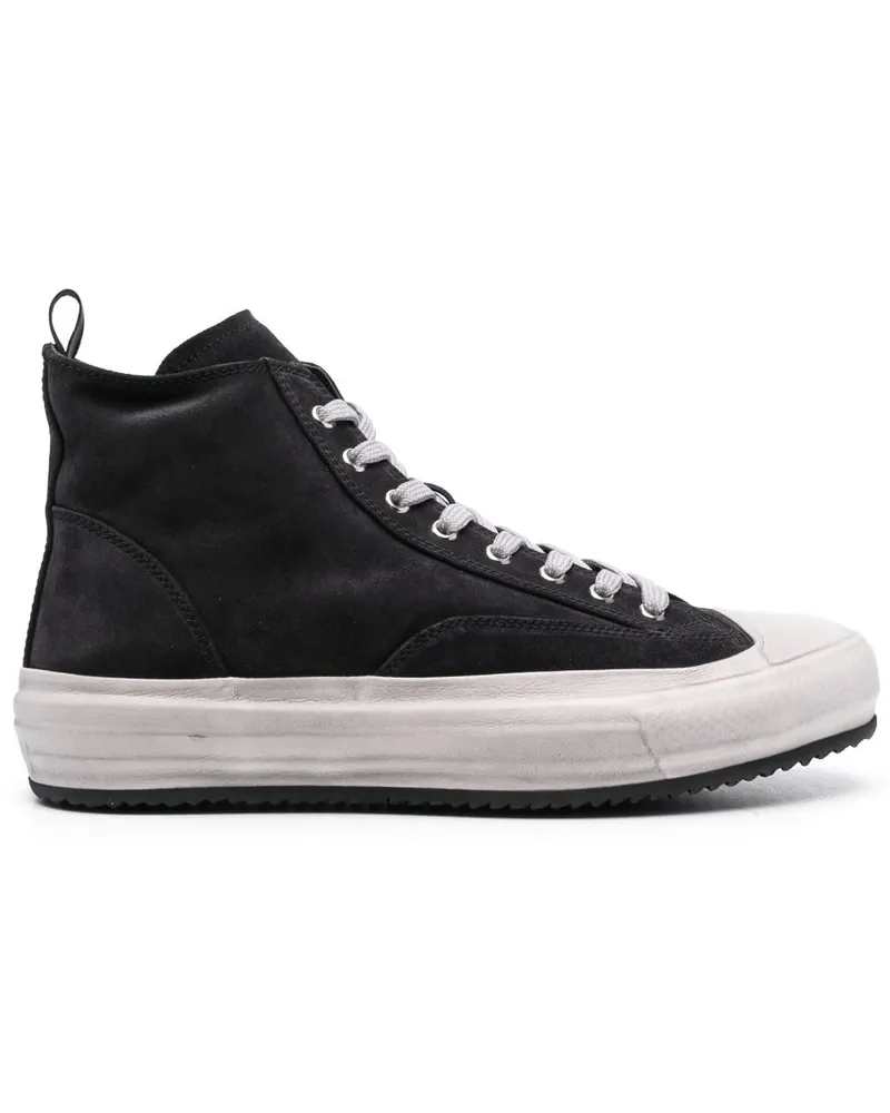 Officine Creative Italia Klassische High-Top-Sneakers Schwarz