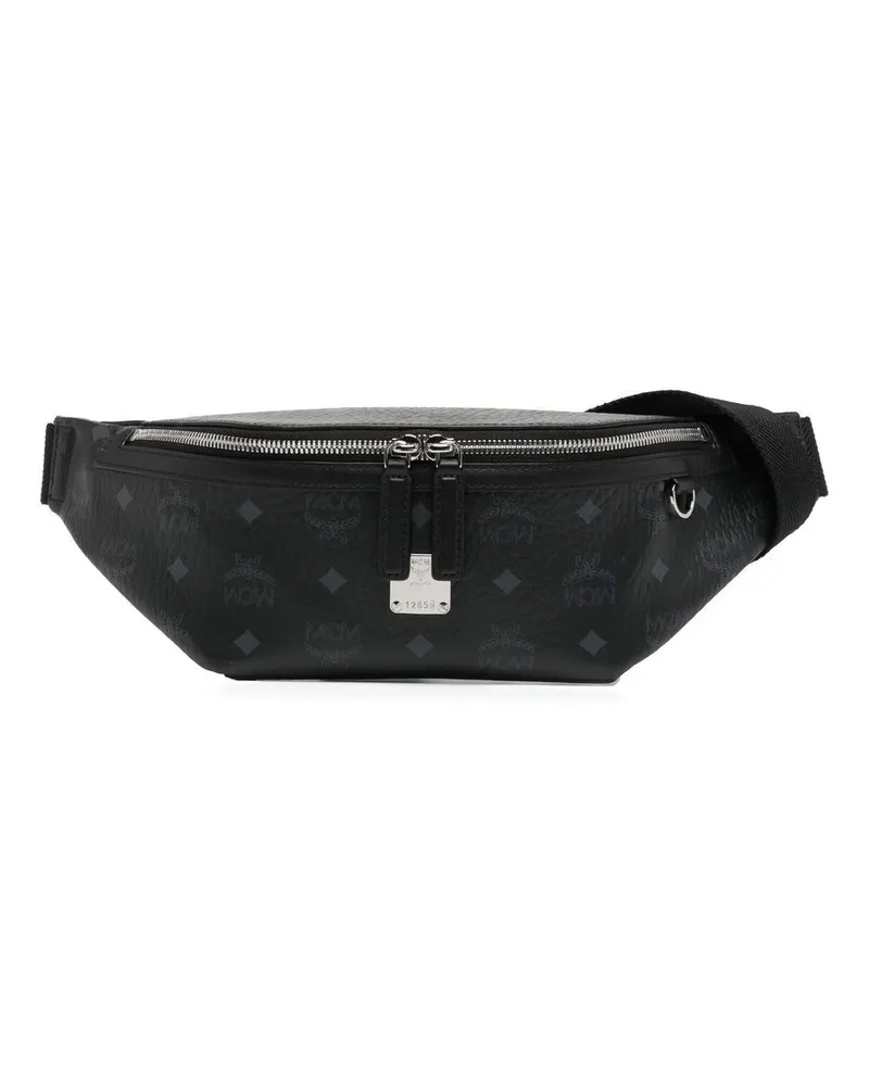 MCM Mittelgroße Fursten Gürteltasche - Schwarz Schwarz