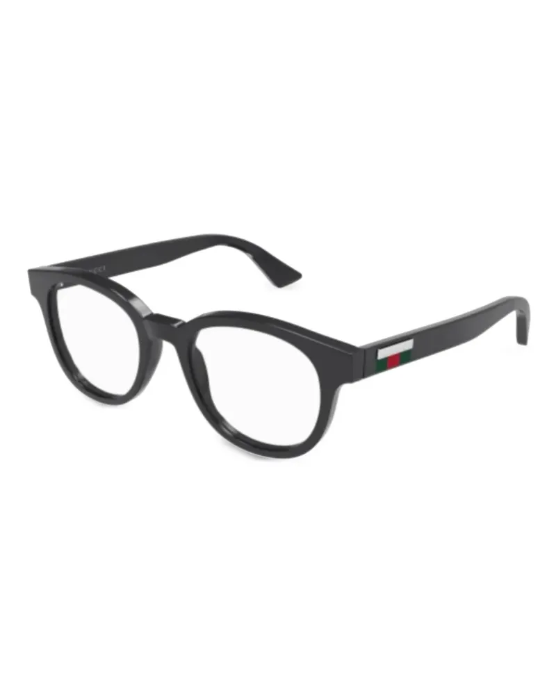 Gucci Brille mit Webstreifen - Grau Grau