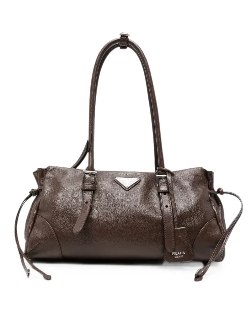 Prada medium Karin shoulder bag - Braun Braun