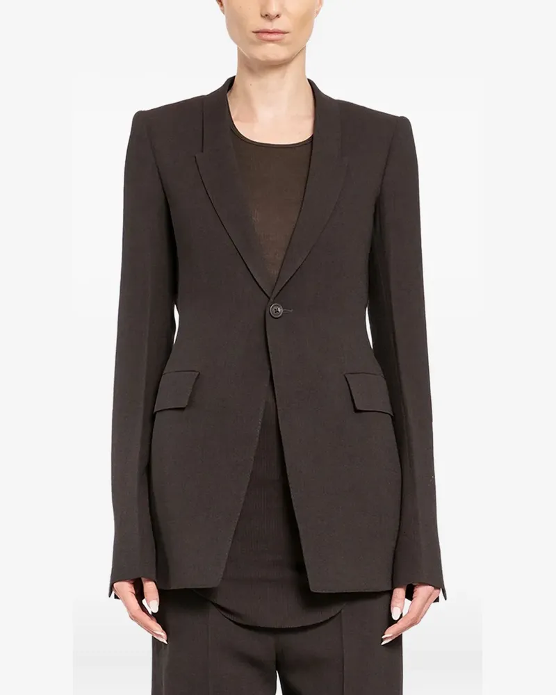 Rick Owens Porterville Extreme Sakko - Grau Grau