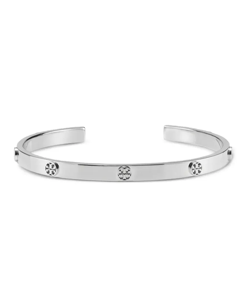 Tory Burch Armspange mit Nietendetail - Silber Silber